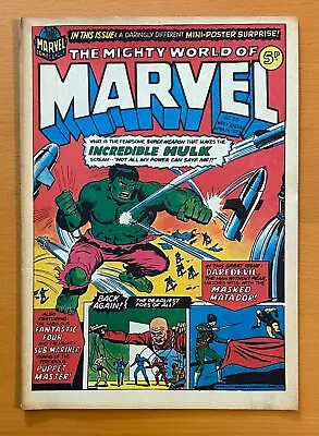 Mighty World Of Marvel #28 RARE MARVEL UK 1973. Stan Lee. VF- Bronze Age Comic • $28.30