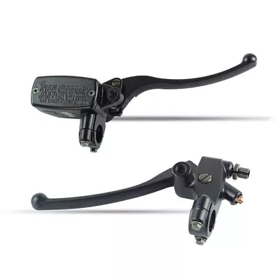 7/8  22mm Motorcycle Brake Master Cylinder Clutch Lever Set  Left Right • $10.66