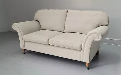 Laura Ashley Mortimer Sofa 205cm Miller Dove Grey Houndstooth RRP £1900 • £644