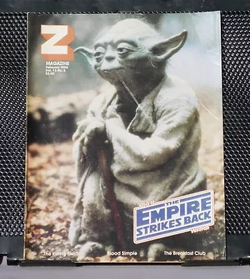 Z Channel 1986 Magazine STAR WARS Empire Strikes Back CABLE TV- Movie Guide YODA • $125