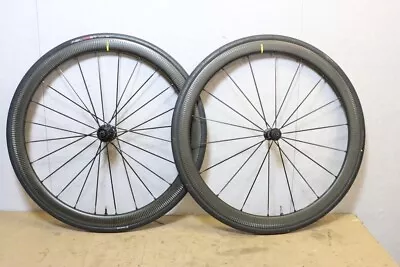 MAVIC COSMIC SLR 40 RIM Shimano Free 11s Tubeless Carbon Wheel Set • $1255