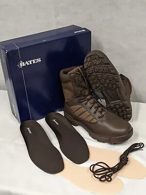 Bates Brown Leather Combat Patrol Boots Male UK 13 British Army Military • $58.38