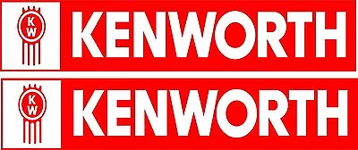 Kenworth Logos Stickers 2 X 250 Mm X 50 Mm Quality Stickers • $8