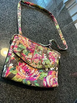 Ladies VERA BRADLEY - ENGLISH ROSE Satchel Type Handbag Purse • $8.99