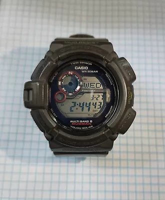 Casio G-SHOCK GW-9300 Mudman Digital Solar Radio Compass Watch Fast Shipping • $75