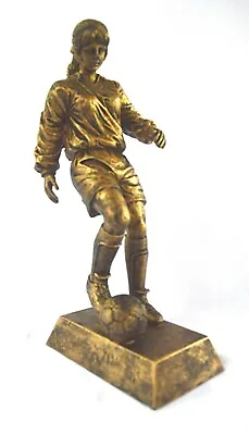 $5 • Buy Soccer Resin Sports Trophy 10.5  Tall - Bronze Color (Female)