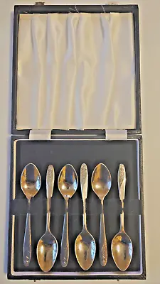 Vintage Falstaff Plate E.P.N.S. Silver Plated Teaspoon Set Of 6. Made In England • £23.99