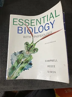 Essential Biology With Physiology Second Edition Paperback Campbell Reece Simon • £10