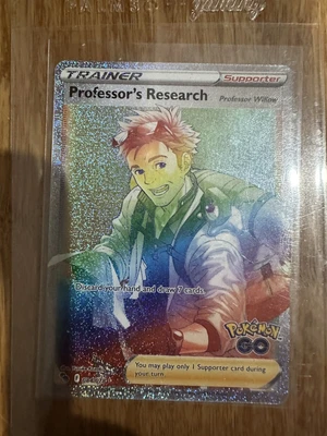 $15.55 • Buy Professor’s Research Rainbow Rare 084/078 Pokémon Go Mint