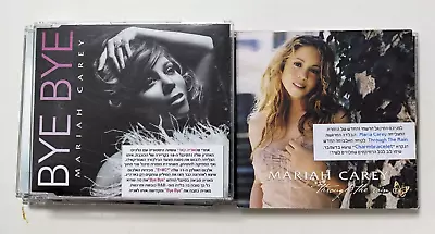 MARIAH CAREY Through The Rain/Bye ISRAELI Promo  CD  HEBREW  STICKERs • $50