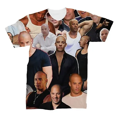 Vin Diesel Photo Collage T-Shirt  • $29.99