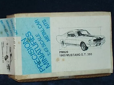 Precision Miniatures 1965 Ford Mustang Shelby Gt350 Bare Metal Assembly Kit • $104.99