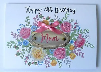 Personalised 50th 60th 70th 80th 90TH 100th Birthday Card Mum Nan Auntie Nanny • £5.99