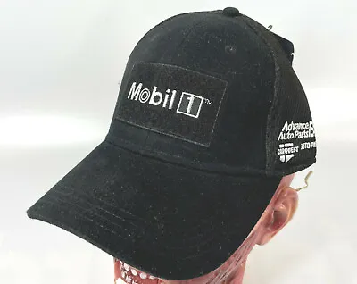 Mobile 1 Racing Black Tactical Style Hat Cap Adjustable W/ Patch Advance Auto • $10.99