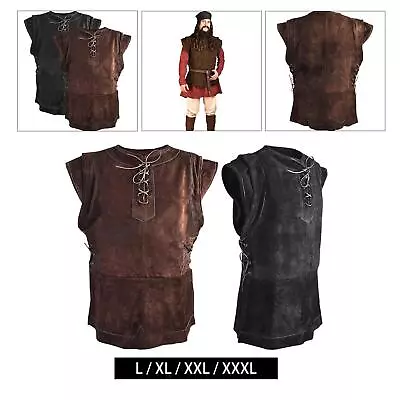 Vintage Pirate Costume Fancy Dress Waistcoat Men Pirate Costume For Outdoor • $24.05