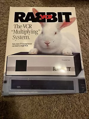 Vintage VCR Rabbit Multiplying System Audio Video Wireless Transmitter NOS • $16