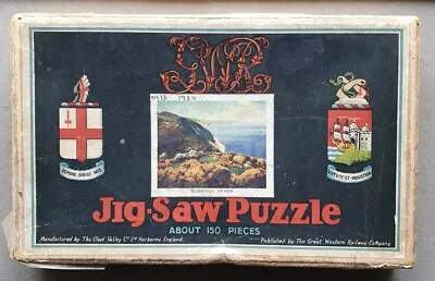 J102 Vintage Wooden Jigsaw Puzzle GWR/Chad Valley Glorious Devon • £20