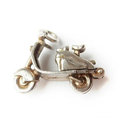 £40 • Buy Vintage Sterling Silver Motorcycle Scooter Charm