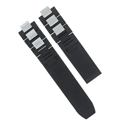 20mm Silicone Rubber Strap Band For Cartier Must 21 Chronoscaph 2824 Autoscaph • $24.95