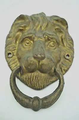 Door Knocker Victorian Style Brass Home Door Knocker Door Lion Head Shape • $18.99