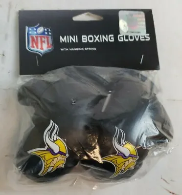 Minnesota Vikings NFL Mini Boxing Gloves Rear View Mirror Auto Car Truck A58 • $9.94