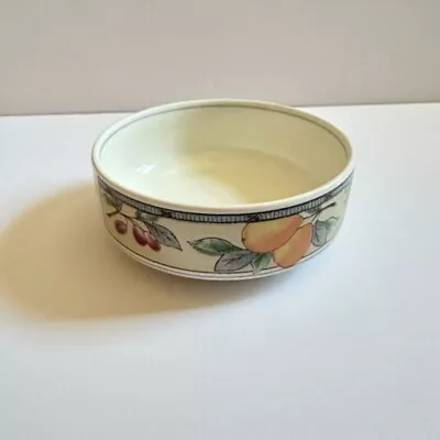 Mikasa Garden Harvest Intaglio Berry Bowls 5  CAC29 Fruit Orange Set Of 2 • $17