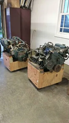 TWIN PAIR Ford 2.4 Liter Diesel Marine Engines • $6500
