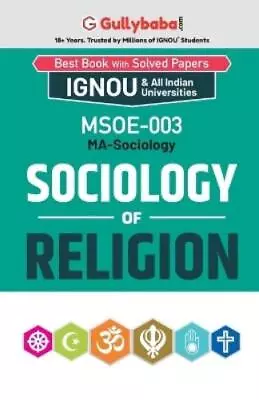 Panel Gullybaba Com MSOE-03 Sociology Of Religion (Paperback) (UK IMPORT) • $22.72