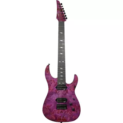 Legator N7SS Ninja 7 Super Shred 7-String Guitar High Gloss Magenta Burl • $749.99