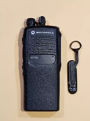 Motorola HT750 403-470 4ch R05.18.01 Aligned Radio & New Antenna Only • $129