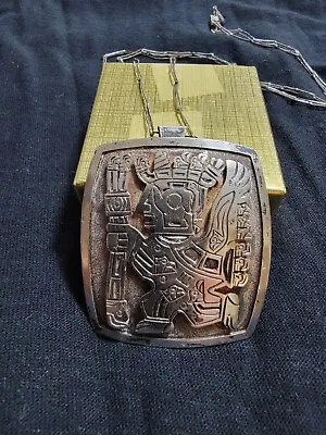 Mayan Necklace Or Brooch • $45