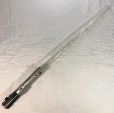 $19.99 • Buy Star Wars 2004 Lucasfilm Hasbro Clear Light Saber For PARTS OR REPAIR 