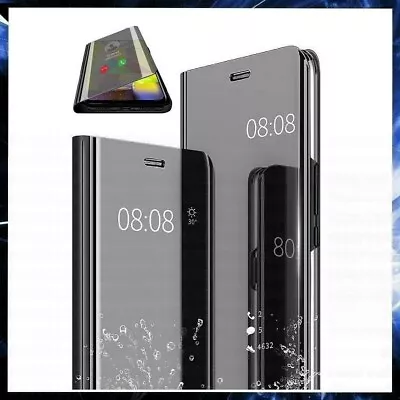 For SAMSUNG GALAXY A71 5G CLEAR VIEW FLIP CASE SMART MIRROR LUXURY STAND COVER • $15.29