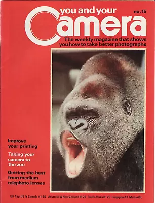 You And Your Camera Magazine No. 15 - Selling For Charity - Very Good Condition • £3.99