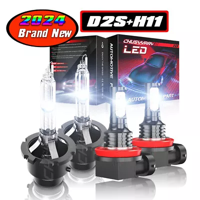 For Infiniti QX60 2014 2015 2016 2017 4X HID LED Headlight Bulbs Hi/Lo+Fog Light • $29.99