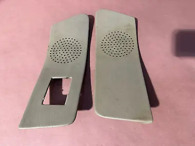 BMW E30 318I 325I Convertible Rear Speaker Cover Pair Silver OEM #92218 • $156