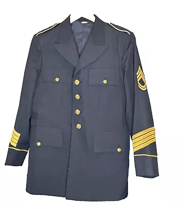 Us Army Men's 42r Military Service Dress Blue Blues Asu Uniform Coat Jacket • $24