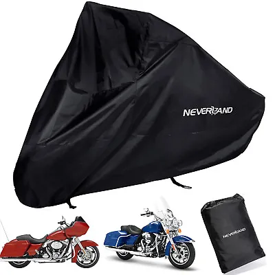 XXXL Motorcycle Cover Black For Harley Davidson Road Glide King Ultra Limited • $31.99