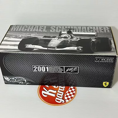 Hot Wheels 1/18 Ferrari F1 F2001 Michael Schumacher #1 World Champion Marlboro • $150