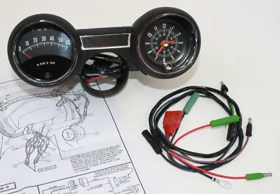 1964 65 Ford Mustang Rally-pac Kit V8 W/ 6000 Rpm  Ford  Tachometer 64f-13506-mf • $439