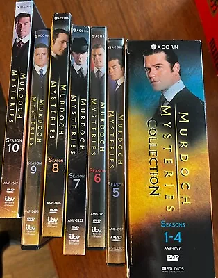 Murdoch Mysteries Seasons 1 - 9 DVDs & Merry Murdoch Christmas  Lot Of 10 • $40.88