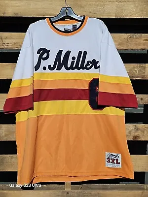 Percy Miller Master P Signature Sewn #6 HOCKEY Jersey Hip Hop Orange Size XL • $39.99