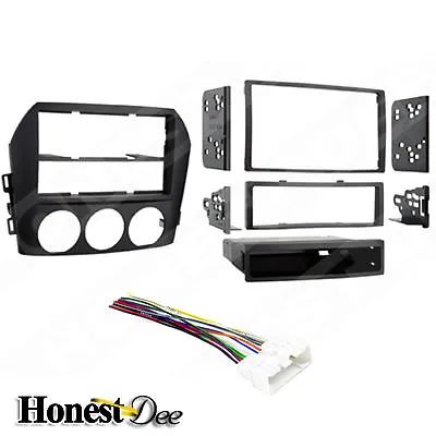 99-7506 Car Stereo Single & Double Din Radio Install Dash Kit & Wires For Miata • $52.95