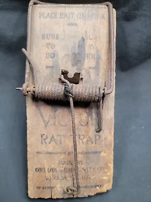 VINTAGE VICTOR RAT TRAP Oneida Community LTD  Oneida NY     2 • $9.99