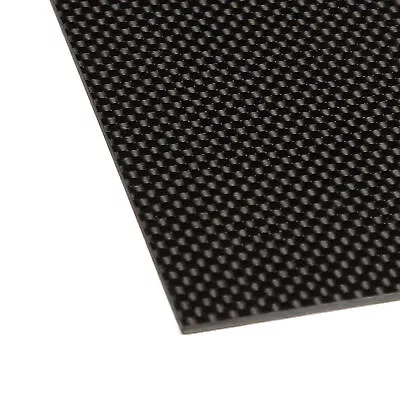 (75x125x0.5mm/3x4.9x0.04in)Carbon Fiber Plate Hardness Corrosion Resistance MA • £8.09