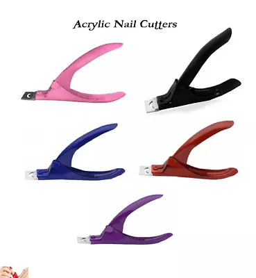 £2.95 • Buy 3 Way Acrylic UV Gel False Fake Nail Salon Manicure Art ToeTip Cutter Clipper