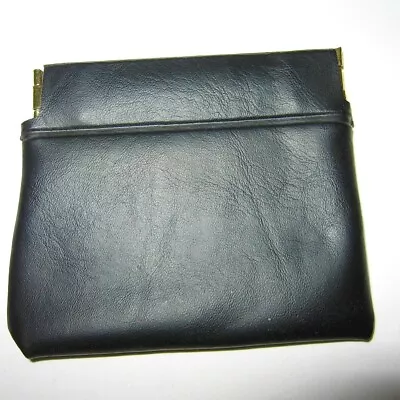 Black Snap Open Change Or Coin Purse Holder • $6.99