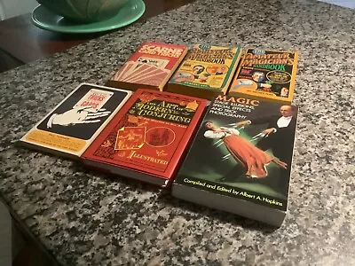 Lot Of 6 Vintage Books On Magic And Card Tricks! • $22.99