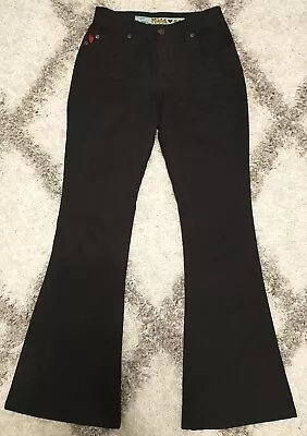 Vintage Mudd Flared Black Y2K Cute Flare Pants Size 3 • $29.99