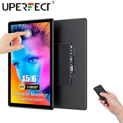 $289.99 • Buy 15.6  UPERFECT Touchscreen Portable Monitor FHD PC Screen With Remote Control